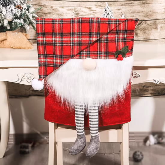 Estoque novo design de alta vendas natal pelúcia velho para feriado festa de casamento decoração suprimentos gancho ornamento artesanato presentes