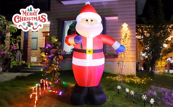 Luvas de alça de serapilheira para celebração de Natal do Velho da Floresta